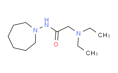 CAS No. 90236-70-7, N-(Azepan-1-yl)-2-(diethylamino)acetamide