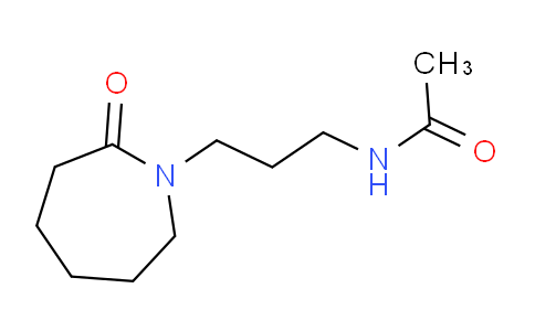 CAS No. 67370-62-1, N-(3-(2-Oxoazepan-1-yl)propyl)acetamide