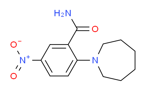 CAS No. 143675-94-9, 2-(Azepan-1-yl)-5-nitrobenzamide