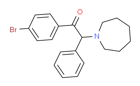 CAS No. 88675-47-2, 2-(Azepan-1-yl)-1-(4-bromophenyl)-2-phenylethanone