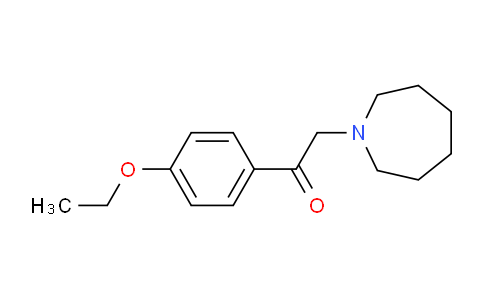 CAS No. 88675-32-5, 2-(Azepan-1-yl)-1-(4-ethoxyphenyl)ethanone