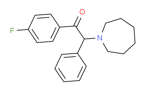 CAS No. 88675-45-0, 2-(Azepan-1-yl)-1-(4-fluorophenyl)-2-phenylethanone