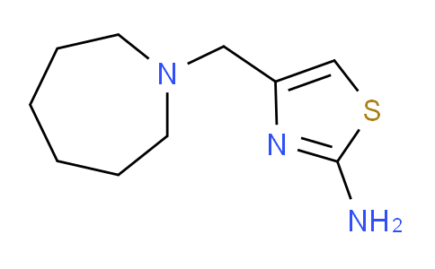 CAS No. 17386-11-7, 4-(Azepan-1-ylmethyl)thiazol-2-amine