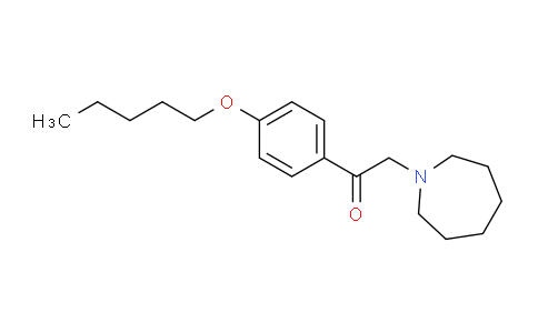 CAS No. 88675-35-8, 2-(Azepan-1-yl)-1-(4-(pentyloxy)phenyl)ethanone