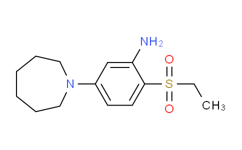 CAS No. 1220033-67-9, 5-(Azepan-1-yl)-2-(ethylsulfonyl)aniline
