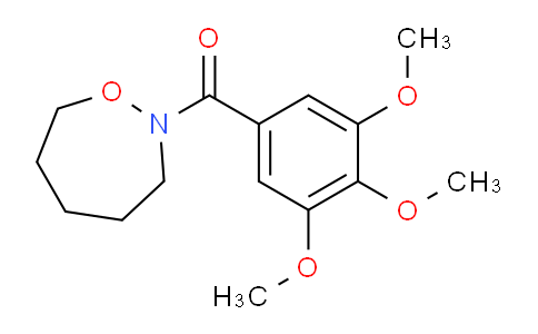 CAS No. 38943-51-0, (1,2-Oxazepan-2-yl)(3,4,5-trimethoxyphenyl)methanone