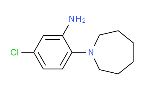 CAS No. 710301-04-5, 2-(Azepan-1-yl)-5-chloroaniline