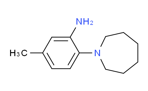 CAS No. 946731-20-0, 2-(Azepan-1-yl)-5-methylaniline