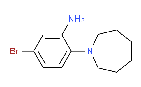 CAS No. 1016736-79-0, 2-(Azepan-1-yl)-5-bromoaniline