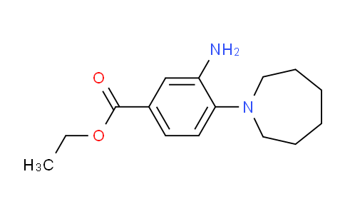 CAS No. 343617-55-0, Ethyl 3-amino-4-(azepan-1-yl)benzoate