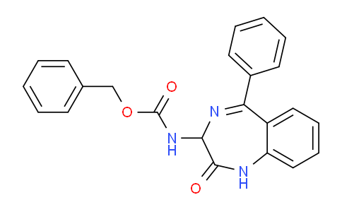CAS No. 108895-98-3, Benzyl (2-oxo-5-phenyl-2,3-dihydro-1H-benzo[e][1,4]diazepin-3-yl)carbamate
