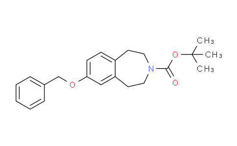 CAS No. 720692-43-3, tert-butyl 7-(benzyloxy)-1,2,4,5-tetrahydro-3H-benzo[d]azepine-3-carboxylate