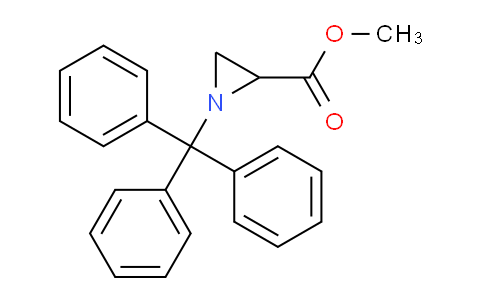 CAS No. 76357-18-1, methyl 1-tritylaziridine-2-carboxylate