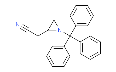 CAS No. 1263279-81-7, 2-(1-tritylaziridin-2-yl)acetonitrile