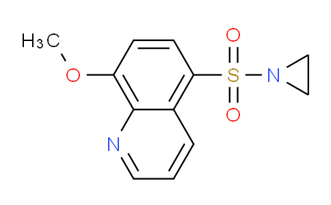 CAS No. 98267-09-5, 5-(Aziridin-1-ylsulfonyl)-8-methoxyquinoline