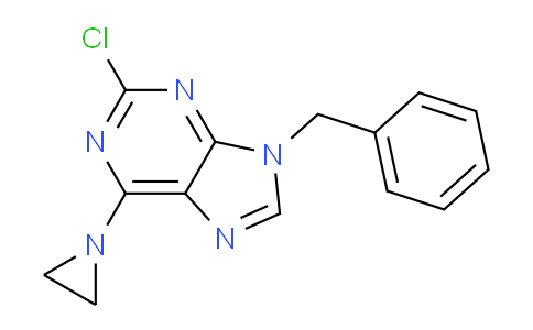 CAS No. 92291-23-1, 6-(Aziridin-1-yl)-9-benzyl-2-chloro-9H-purine