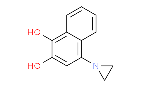 CAS No. 100063-07-8, 4-(Aziridin-1-yl)naphthalene-1,2-diol