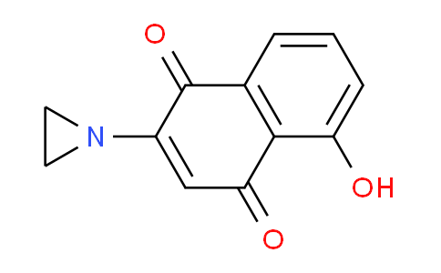 CAS No. 120618-66-8, 2-(Aziridin-1-yl)-5-hydroxynaphthalene-1,4-dione