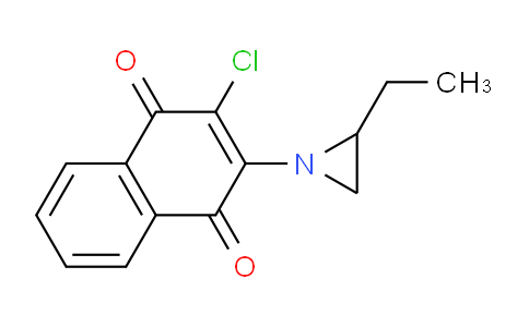 CAS No. 6336-35-2, 2-Chloro-3-(2-ethylaziridin-1-yl)naphthalene-1,4-dione
