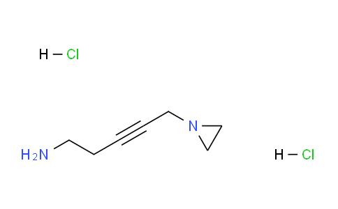 CAS No. 1416438-11-3, 5-(Aziridin-1-yl)pent-3-yn-1-amine dihydrochloride