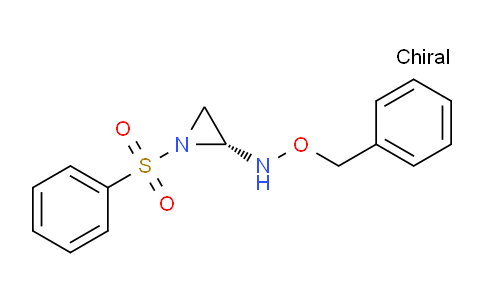 CAS No. 1951425-05-0, (R)-O-Benzyl-N-(1-(phenylsulfonyl)aziridin-2-yl)hydroxylamine