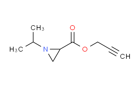 CAS No. 100819-38-3, Prop-2-yn-1-yl 1-isopropylaziridine-2-carboxylate