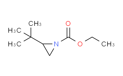 CAS No. 111133-39-2, Ethyl 2-(tert-butyl)aziridine-1-carboxylate