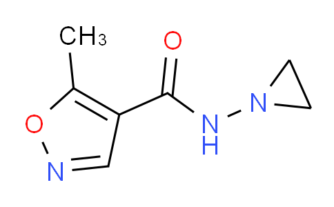 CAS No. 167538-50-3, N-(Aziridin-1-yl)-5-methylisoxazole-4-carboxamide