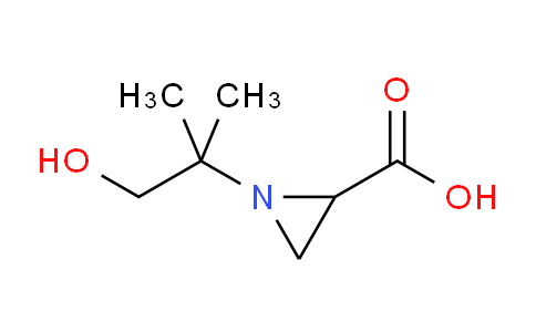 CAS No. 331416-38-7, 1-(1-Hydroxy-2-methylpropan-2-yl)aziridine-2-carboxylic acid
