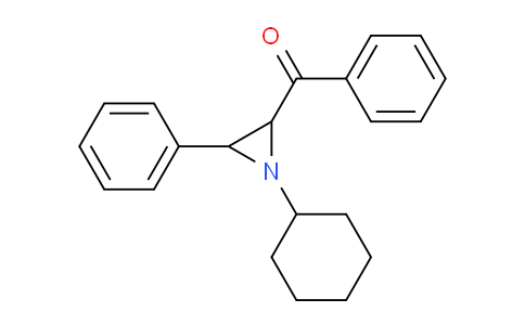 CAS No. 40447-11-8, (1-Cyclohexyl-3-phenylaziridin-2-yl)(phenyl)methanone
