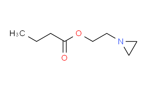 CAS No. 6498-80-2, 2-(Aziridin-1-yl)ethyl butyrate