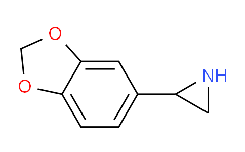 CAS No. 62681-67-8, 2-(Benzo[d][1,3]dioxol-5-yl)aziridine