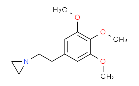 CAS No. 36266-37-2, 1-(3,4,5-Trimethoxyphenethyl)aziridine