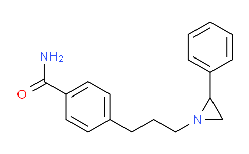 CAS No. 88960-94-5, 4-(3-(2-Phenylaziridin-1-yl)propyl)benzamide