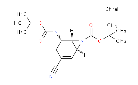 CAS No. 891831-19-9, tert-butyl (1S,5S,6R)-5-((tert-butoxycarbonyl)amino)-3-cyano-7-azabicyclo[4.1.0]hept-2-ene-7-carboxylate