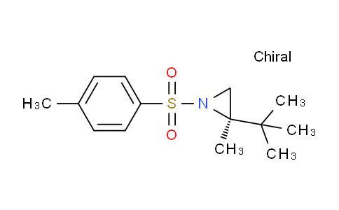 CAS No. 1207754-80-0, (2R)-2-tert-butyl-2-methyl-1-(4-methylbenzenesulfonyl)aziridine