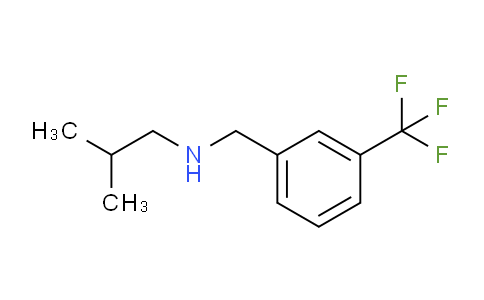 CAS No. 912291-11-3, 2-methyl-N-[[3-(trifluoromethyl)phenyl]methyl]propan-1-amine