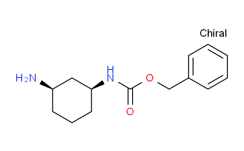 CAS No. 1261225-45-9, cis-3-(Cbz-amino)cyclohexanamine