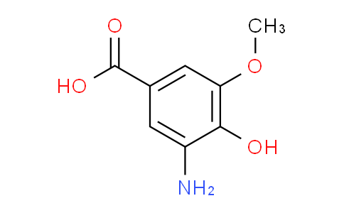 CAS No. 84211-28-9, 3-Amino-4-hydroxy-5-methoxybenzoic Acid
