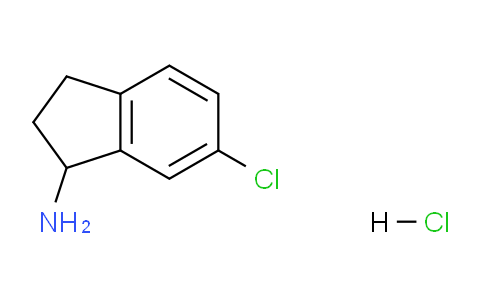 CAS No. 1191908-38-9, 6-chloro-2,3-dihydro-1H-inden-1-amine hydrochloride