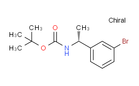 CAS No. 1187932-25-7, tert-butyl (R)-(1-(3-bromophenyl)ethyl)carbamate