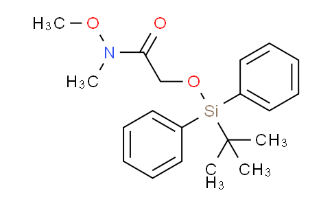 CAS No. 154698-93-8, 2-((tert-butyldiphenylsilyl)oxy)-N-methoxy-N-methylacetamide