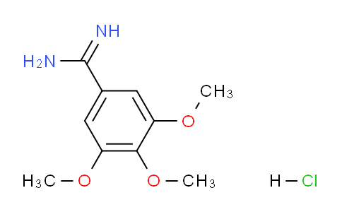 CAS No. 4156-59-6, 3,4,5-trimethoxybenzimidamide hydrochloride