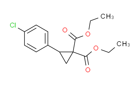 CAS No. 74444-83-0, diethyl 2-(4-chlorophenyl)cyclopropane-1,1-dicarboxylate