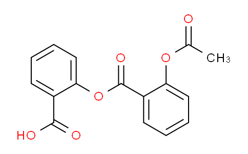CAS No. 530-75-6, 2-((2-acetoxybenzoyl)oxy)benzoic acid