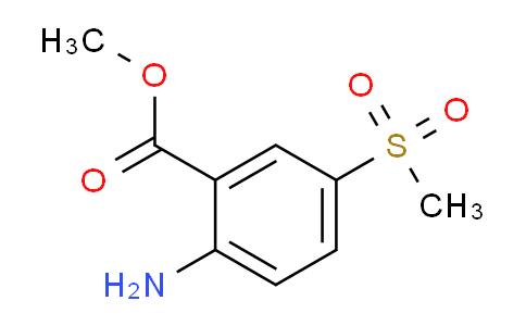 CAS No. 90610-65-4, methyl 2-amino-5-(methylsulfonyl)benzoate