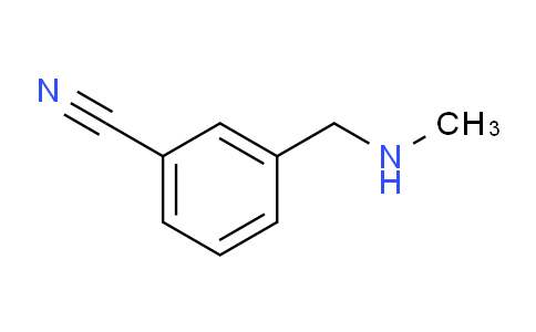 CAS No. 90389-96-1, 3-((methylamino)methyl)benzonitrile