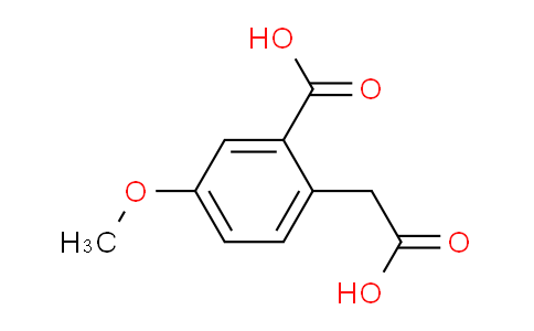 CAS No. 52962-25-1, 2-(carboxymethyl)-5-methoxybenzoic acid