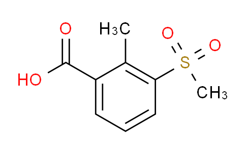 CAS No. 1186663-49-9, 2-methyl-3-(methylsulfonyl)benzoic acid