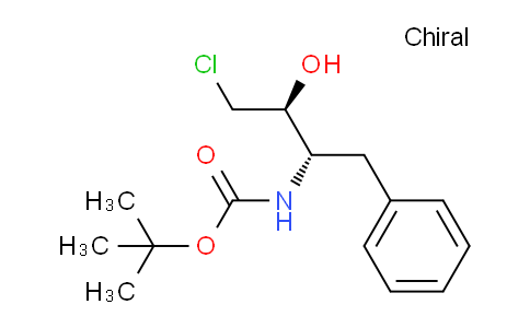 CAS No. 165727-45-7, tert-butyl ((2S,3S)-4-chloro-3-hydroxy-1-phenylbutan-2-yl)carbamate